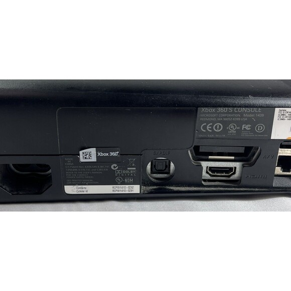 Xbox 360 Slim Black Console Kinect Bundle Tested NO Hard Drive - Picture 10 of 16